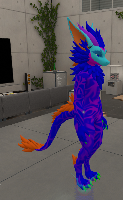 Avatar VRChat sur la base du Nardoragon